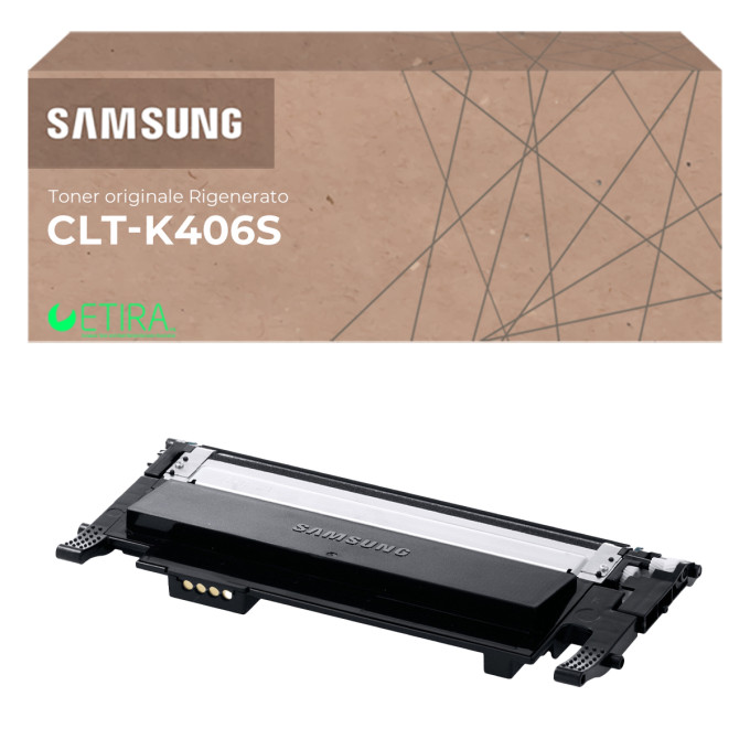 Toner Originale Rigenerato Samsung CLT-K406S SU118A Nero