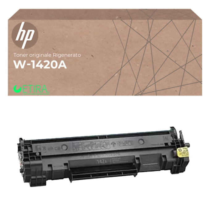 Toner Originale Rigenerato HP W1420A 142A Nero