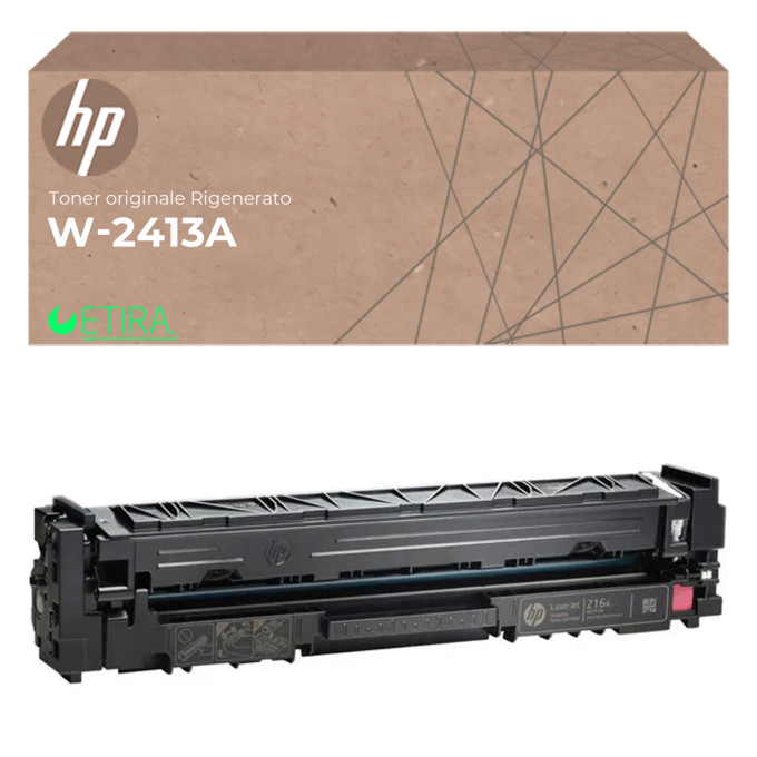 Toner Originale Rigenerato per HP W2413A 216A Magenta CON CHIP