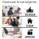 Carta A4 75 gr  Discovery Navigator - 5 Risme Per Stampante, Ufficio, Fotocopie, Multiuso - Bianca