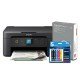 Stampante Epson Expression Home XP-3200 con WiFi + 1 KIT5 Cartucce Compatibili 604XL + 1 Risma di Carta A4 80GR Copy Right