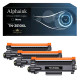 3 Toner Brother TN-2510XL Nero CON CHIP Compatibile