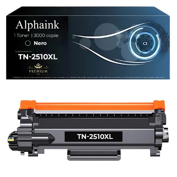 Toner Brother TN-2510XL Nero CON CHIP Compatibile