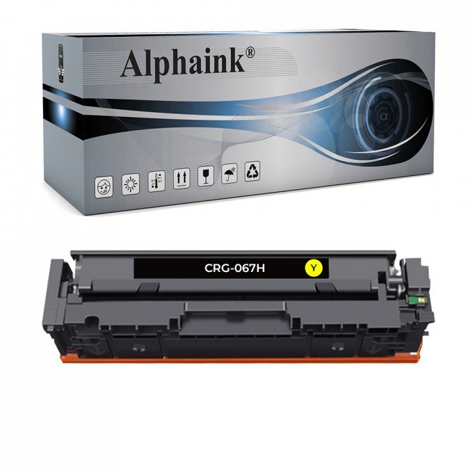 Toner Compatibile Giallo per Canon 067 067H CRG-067