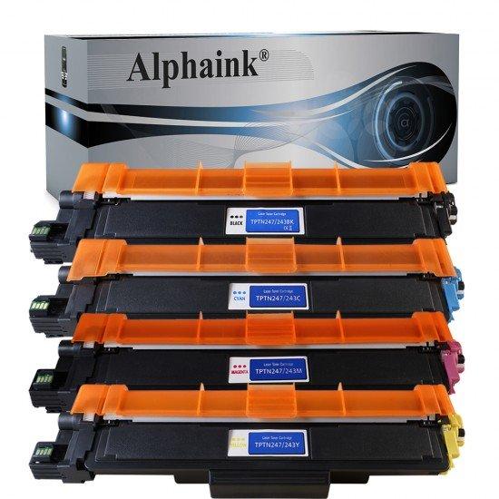 4 Toner Brother TN-247 CON CHIP Compatibili 4 Toner Brother TN-247 CON CHIP Compatibili