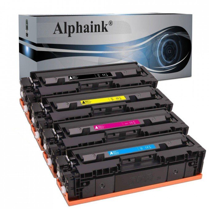 4 Toner HP W2030A-3A 415A Nero + Colore NO CHIP Compatibile