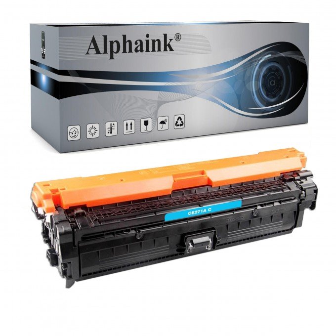 Toner HP CE271A Ciano Compatibile