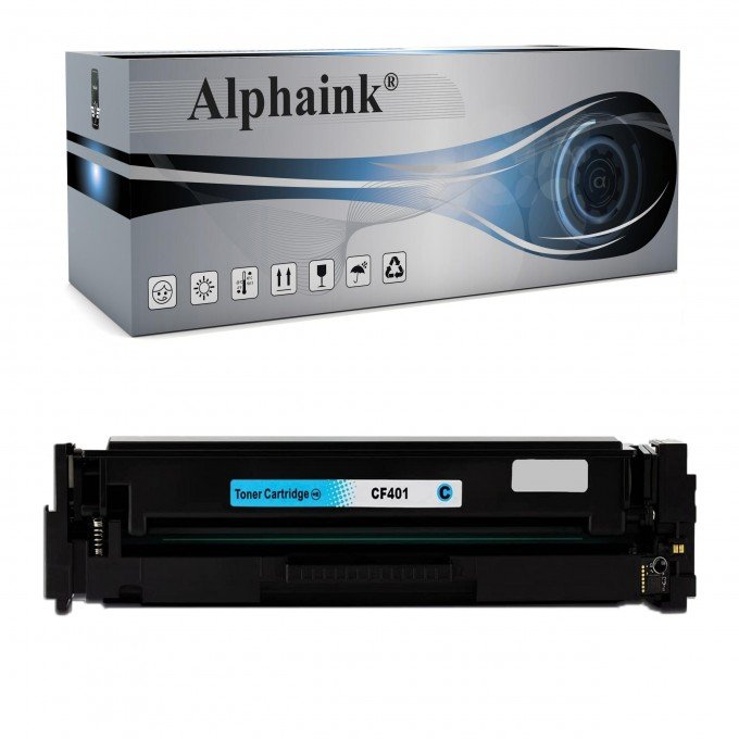 Toner HP CF401X 201X Ciano Compatibile