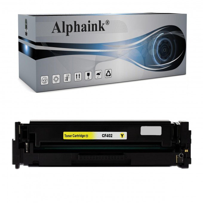 Toner HP CF402A 201A Giallo Compatibile