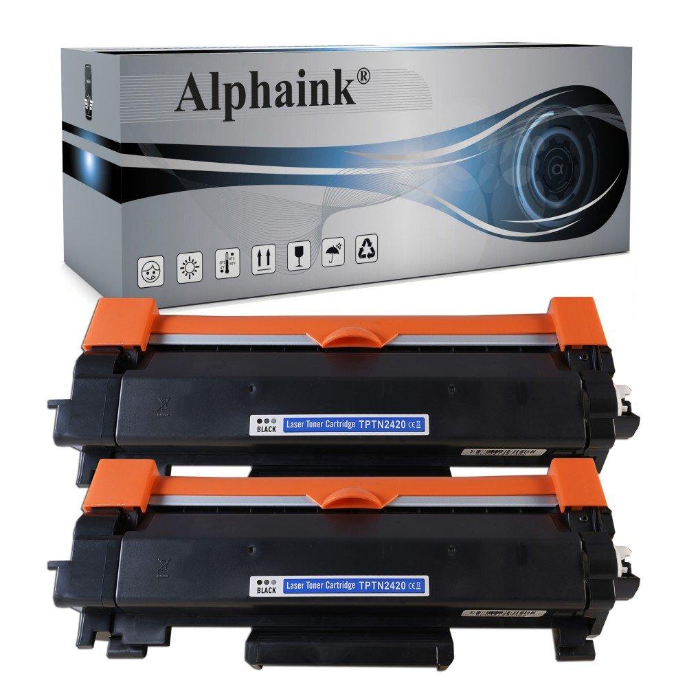 Acquista Kit Toner Brother TN 2420 Nero Alphaink   TN2420 KIT2 1000x1000 