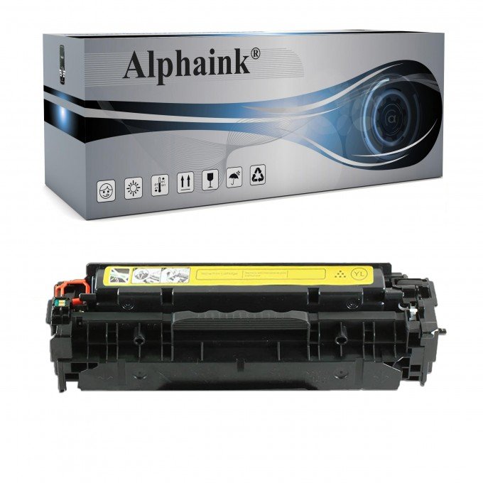 Toner HP CC532A-CE412A-CF382A Giallo Rigenerato