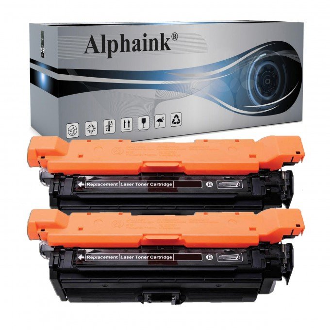 2 Toner HP CE250X 504X Nero Compatibile 