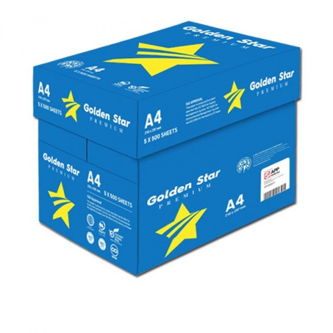 Carta A4 Golden Star 75 gr - 5 risme