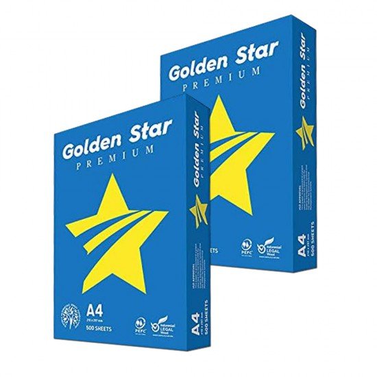Carta A4 Golden Star 75 gr - 2 risme