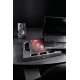 Trust Gaming GXT 220 Kuzo Base di raffreddamento per laptop fino a 17,3" - Ventola silenziosa con illuminazione rossa - Colore nero