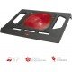 Trust Gaming GXT 220 Kuzo Base di raffreddamento per laptop fino a 17,3" - Ventola silenziosa con illuminazione rossa - Colore nero