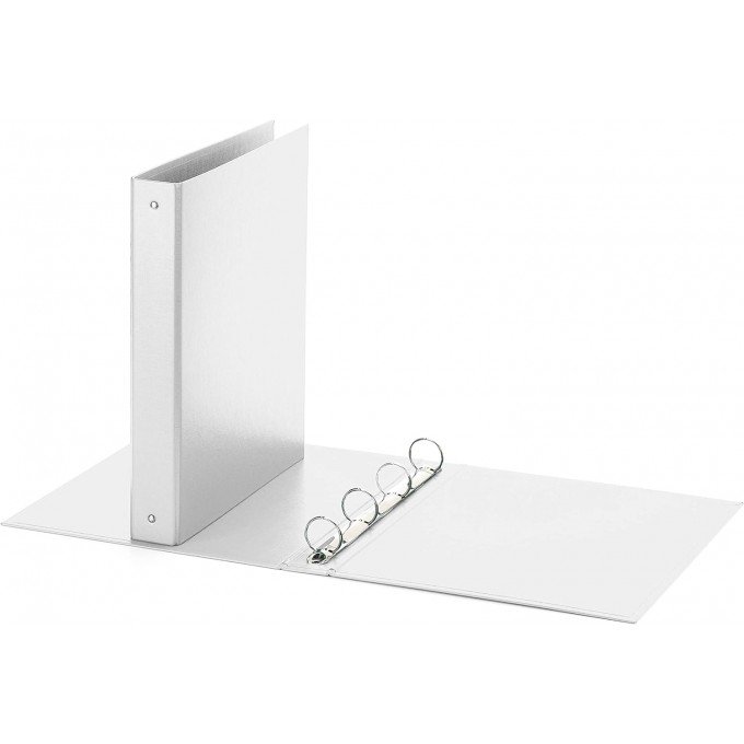 Favorit Raccoglitore, 22 x 30 cm, 4 Anelli Tondi da 30 mm, Bianco