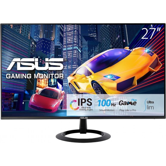 Monitor Asus 27" IPS LED FullHD 1080p 100Hz - Risposta 1ms - Angolo di visione 178° - 16:9 - HDMI - VESA 75x75mm