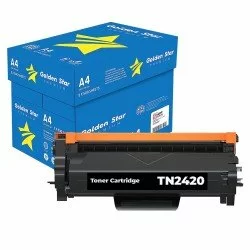 Rabattpaket! 3 st. Brother TN2420 svart tonerkassett 9.000 sidor totalt -  Kompatibel - TN2420