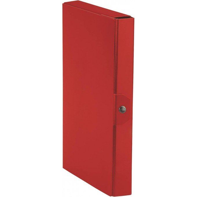 Esselte C24 EUROBOX Cartella per Progetti - 25 x 35 cm - Dorso 4 cm -  Rosso - Confezione da 1