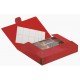 Esselte C24 EUROBOX Cartella per Progetti - 25 x 35 cm - Dorso 4 cm -  Rosso - Confezione da 1