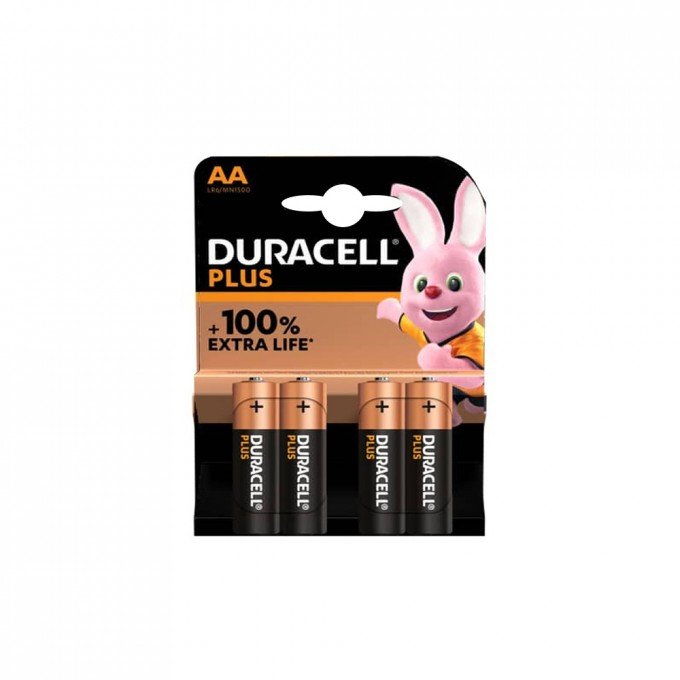 Duracell batterie alcaline AA - LR6 1,5 V - MN1500B4 Plus Power