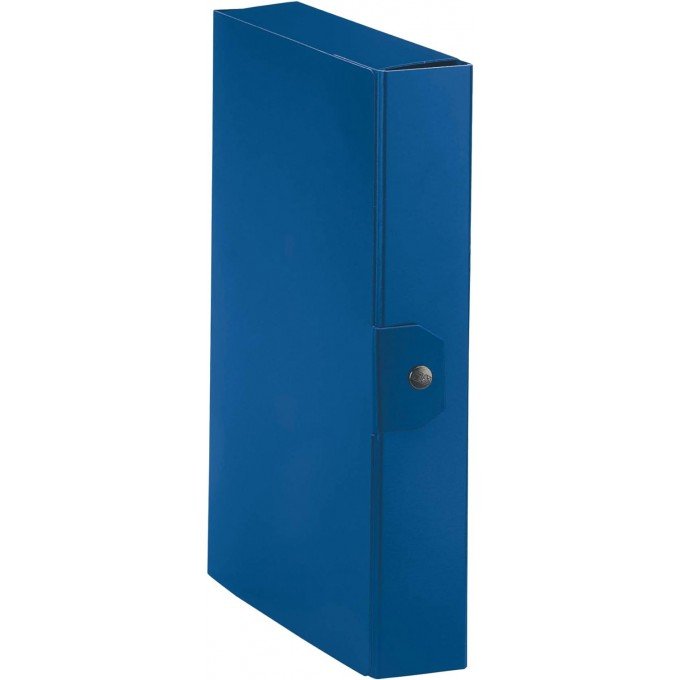 Esselte C26 EUROBOX Cartella per Progetti - 25 x 35 cm - Dorso 6 cm - Blu - Confezione da 1