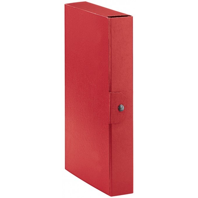 Esselte C26 EUROBOX Cartella per Progetti - 25 x 35 cm - Dorso 6 cm - Rosso - Confezione da 1