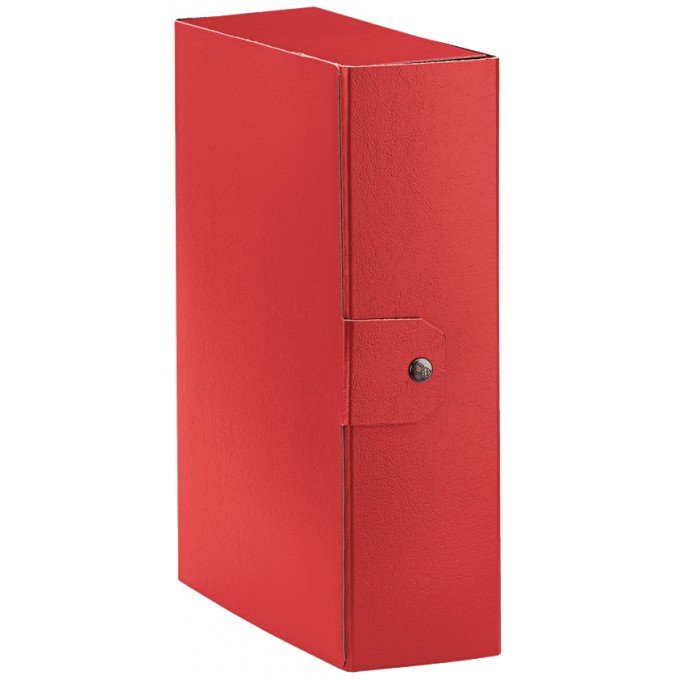 Esselte C30 EUROBOX Cartella per Progetti - 25 x 35 cm - Dorso 10 cm - Rosso - Confezione da 1