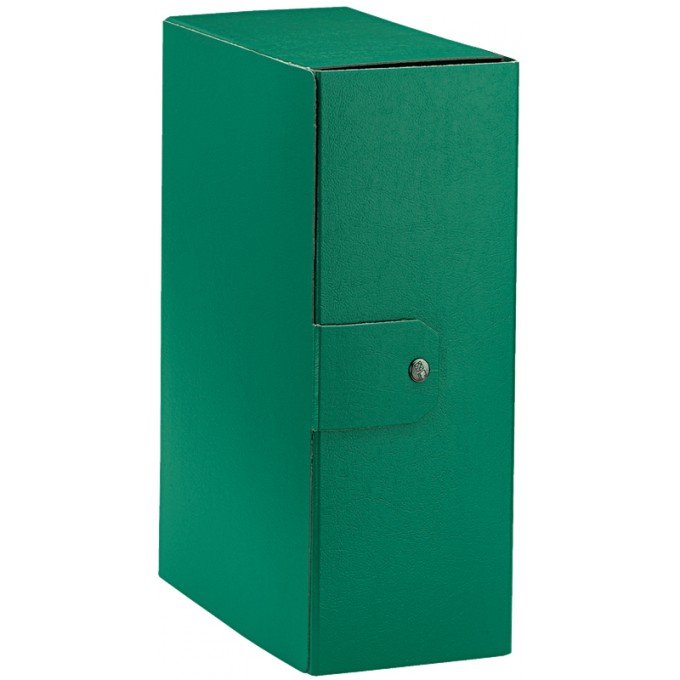 Esselte C32 EUROBOX Cartella per Progetti - 25 x 35 cm - Dorso 12 cm - Verde - Confezione da 1