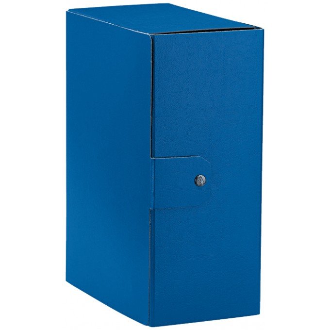 Esselte C35 EUROBOX Cartella per Progetti - 25 x 35 cm - Dorso 15 cm - Blu - Confezione da 1