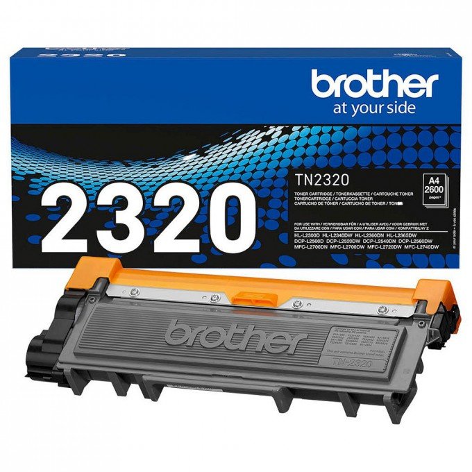 Toner Originale Brother TN-2320 Nero 2600 Copie