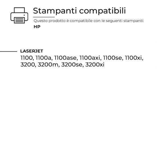 3 Toner HP C4092A  92A Nero Compatibili