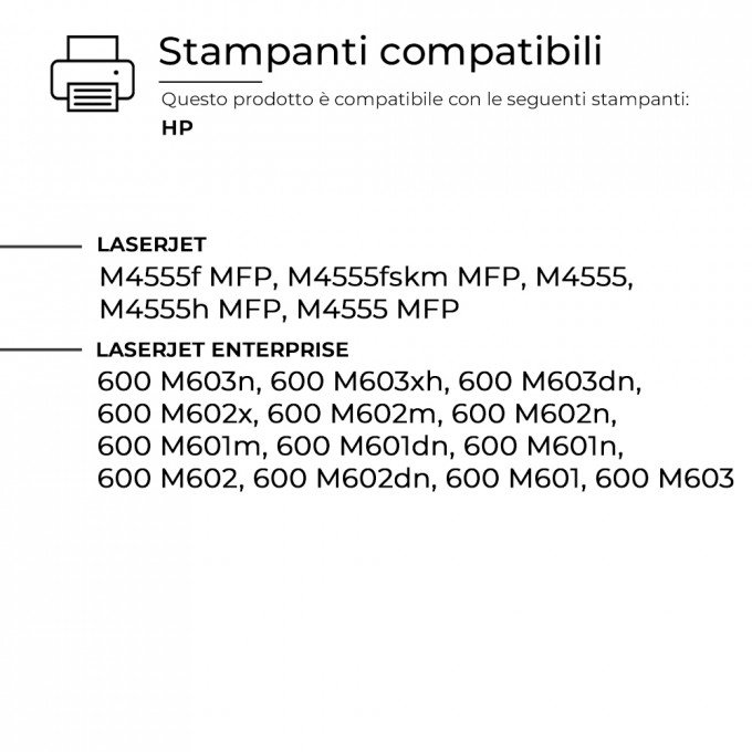 2 Toner  HP Laserjet Enterprise CE390X 90X Nero Compatibili