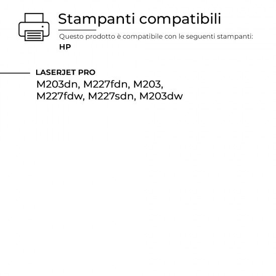 Toner HP CF230A 30A Nero CON CHIP Compatibile