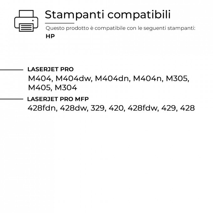 3 Toner HP CF259X 59X Nero NO CHIP Compatibile