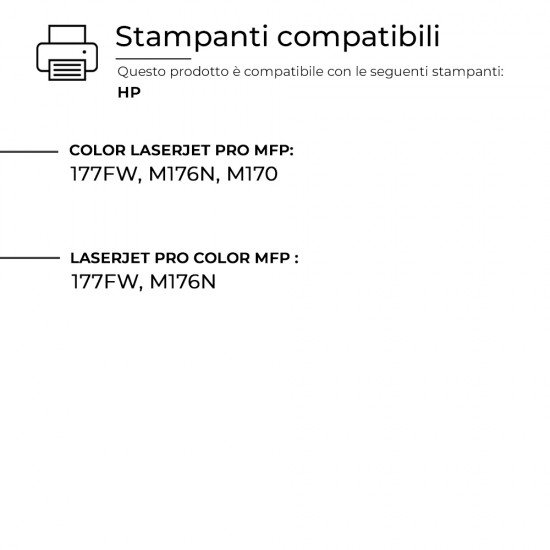 Toner HP CF350A Nero Compatibile 