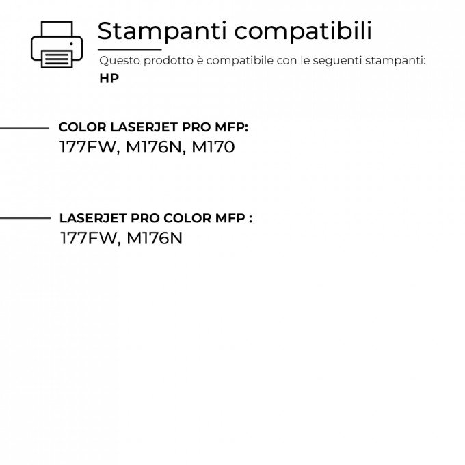 Toner HP CF351A Ciano Compatibile