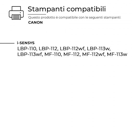 Tamburo Canon CRG-049 2165C001 Compatibile