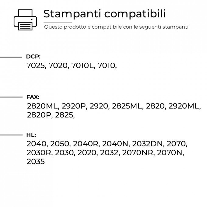 Tamburo Brother DR-2000 Compatibile