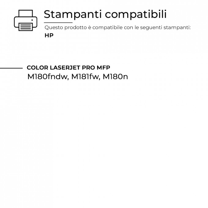 Toner HP CF530X 205X Nero Compatibile