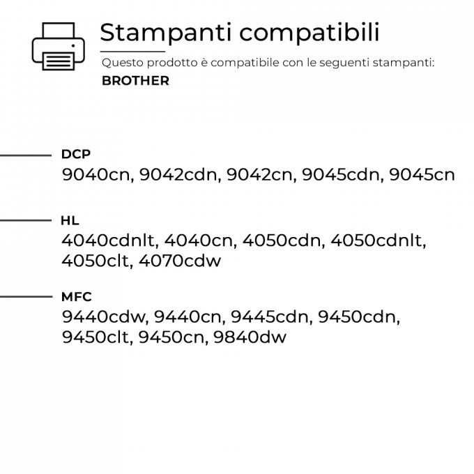 Toner Brother TN-135BK Nero Compatibile