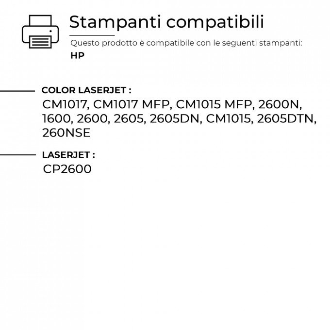  4 Toner HP Q6000A-01A-02A-03A Nero + Colore Compatibili