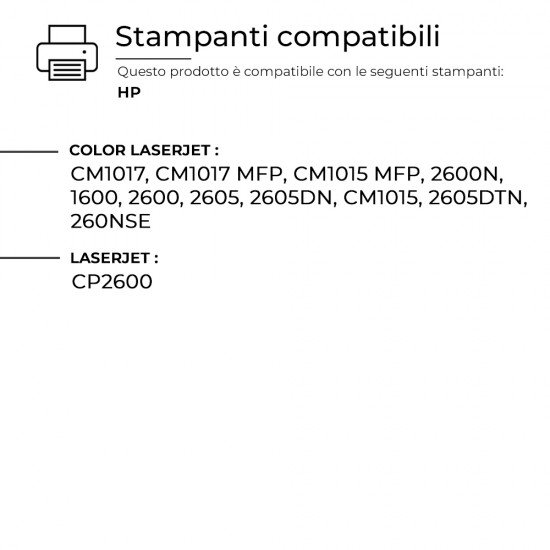 Toner HP Q6003A Magenta Compatibile