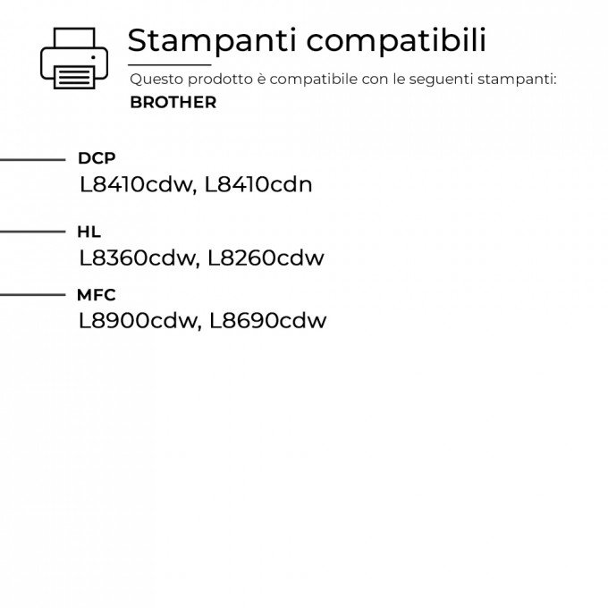 Toner Brother TN-423BK Nero Compatibile