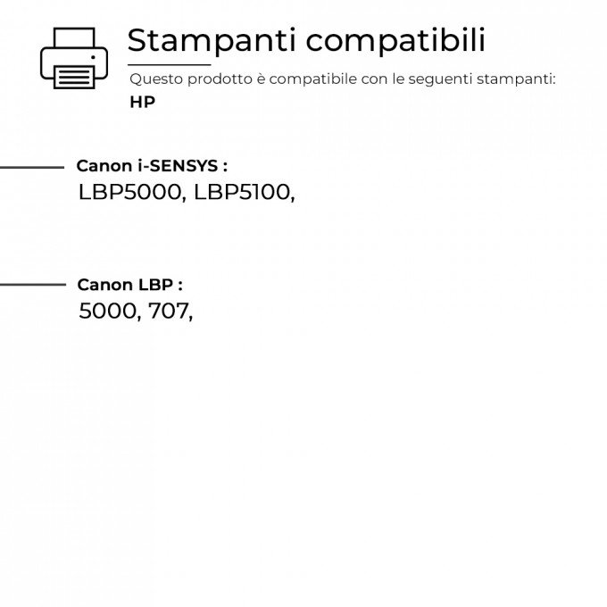 Toner Canon EP707C Ciano Compatibile