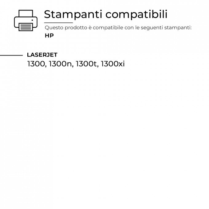 Toner HP Q2613A 13A Nero Compatibile