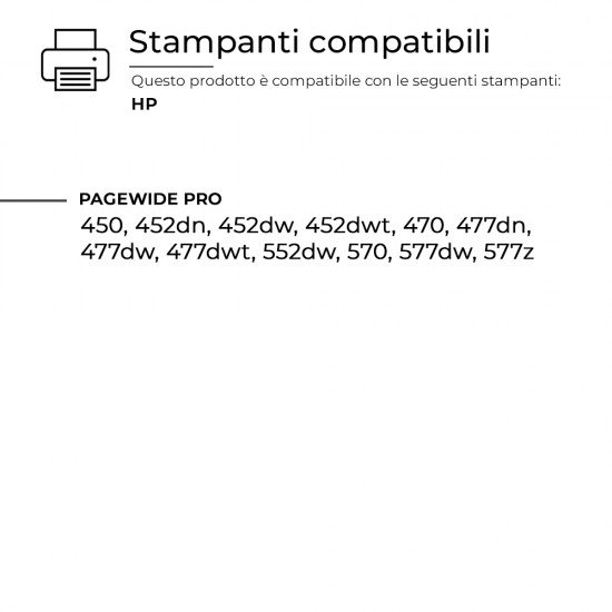 Cartuccia HP 973X F6T81AE Ciano Compatibile