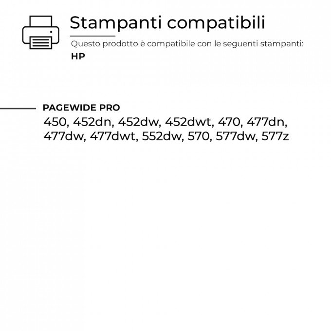 Cartuccia HP 973X F6T81AE Ciano Compatibile