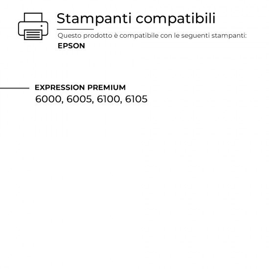 Cartuccia Epson T202XL C13T02H140 Nero Compatibile